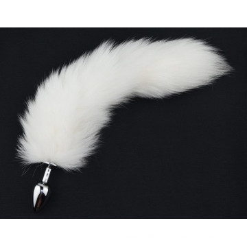 Fox Tail Butt Plug qualité en acier inoxydable Anal Sex Toys